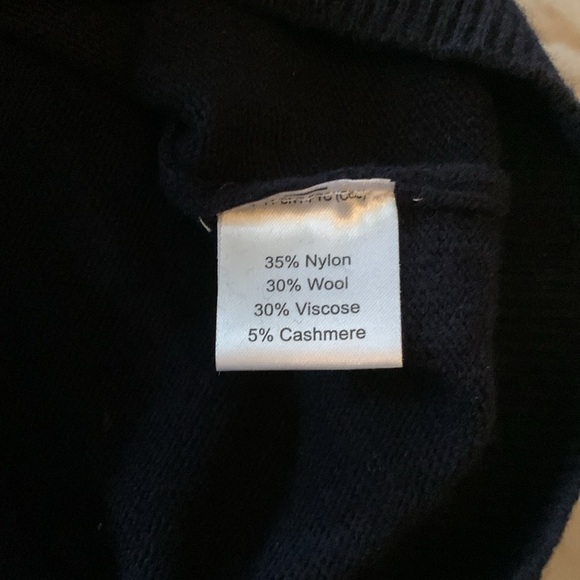Navy Wool JosA Banks Reserve Sweater L/NWT - Picture 4 of 5